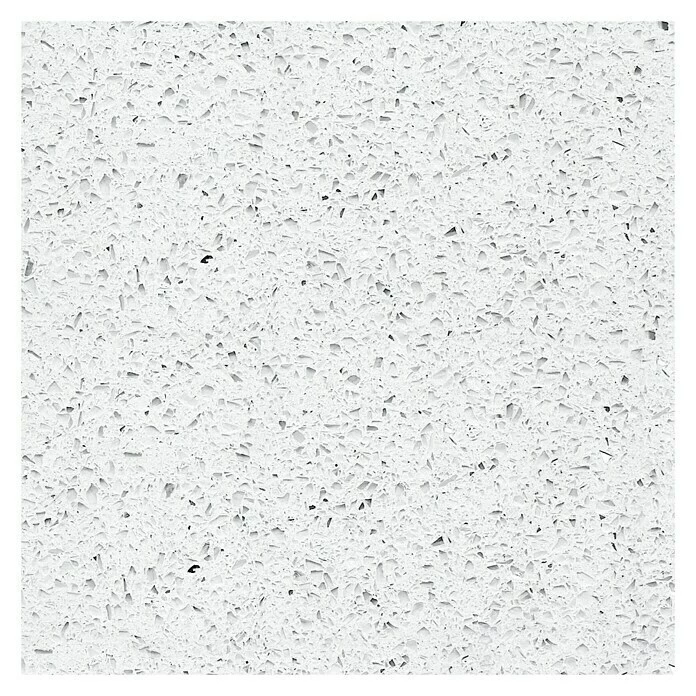 BAUHAUS Spiegelquarz-Kompositstein 60 X 60 Cm, Weiß, Glänzend 1 BAUHAUS Spiegelquarz-Kompositstein 60 X 60 Cm, Weiß, Glänzend
