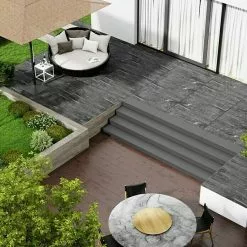 BAUHAUS Marazzi Terrassenfliese Esterno 20T Davos 40 X 120 X 2 Cm, Anthrazit, Matt -Angebote Fliesen Verkäufe 12 1151