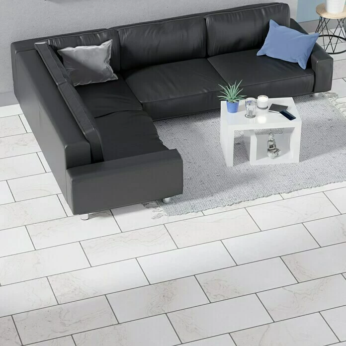 BAUHAUS Feinsteinzeugfliese Marmi Statuario 30 X 60 Cm, Weiß, Glänzend 5 BAUHAUS Feinsteinzeugfliese Marmi Statuario 30 X 60 Cm, Weiß, Glänzend – Bild 5