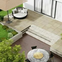 BAUHAUS Terrassenfliese Terrassimo 60 X 60 X 2 Cm, Beige, Matt -Angebote Fliesen Verkäufe 12 1411