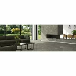 BAUHAUS Feinsteinzeugfliese Ciana Mist 120 X 120 Cm, Anthrazit, Glänzend -Angebote Fliesen Verkäufe 12 1421