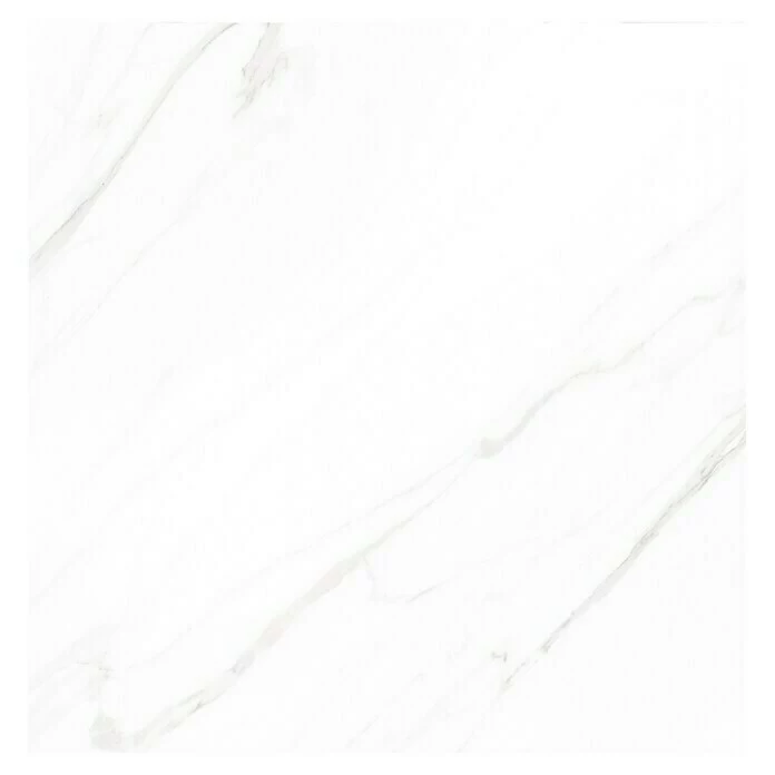 BAUHAUS Feinsteinzeugfliese Marmi Statuario 60 X 60 Cm, Weiß, Glänzend 1 BAUHAUS Feinsteinzeugfliese Marmi Statuario 60 X 60 Cm, Weiß, Glänzend