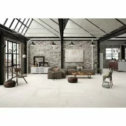 BAUHAUS Feinsteinzeugfliese Acier White 99,5 X 99,5 Cm, Weiß, Matt -Angebote Fliesen Verkäufe 12 1492