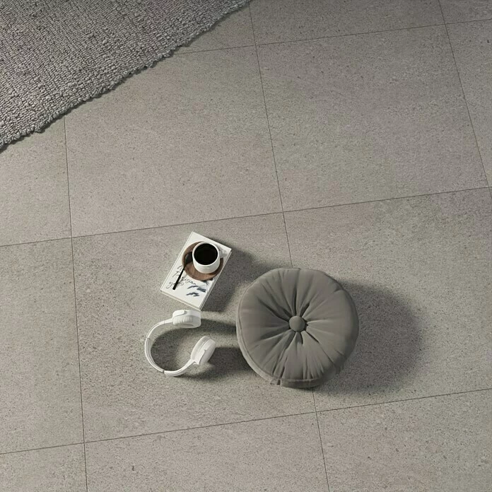 BAUHAUS Feinsteinzeugfliese Beton 60 X 60 Cm, Grau, Matt 3 BAUHAUS Feinsteinzeugfliese Beton 60 X 60 Cm, Grau, Matt – Bild 3