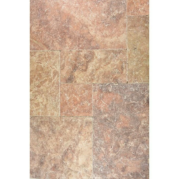 BAUHAUS Antikmarmor Travertin Rosso Römischer Verband 6 -tlg., Rotbraun, Matt 1 BAUHAUS Antikmarmor Travertin Rosso Römischer Verband 6 -tlg., Rotbraun, Matt