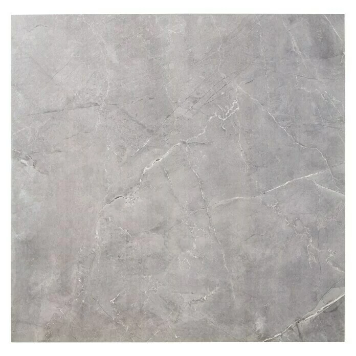 BAUHAUS Feinsteinzeugfliese Premium Marble 80 X 80 Cm, Grau, Glänzend 1 BAUHAUS Feinsteinzeugfliese Premium Marble 80 X 80 Cm, Grau, Glänzend