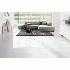 BAUHAUS Feinsteinzeugfliese Glacier 60 X 60 Cm, Weiß, Glänzend -Angebote Fliesen Verkäufe 12 1782