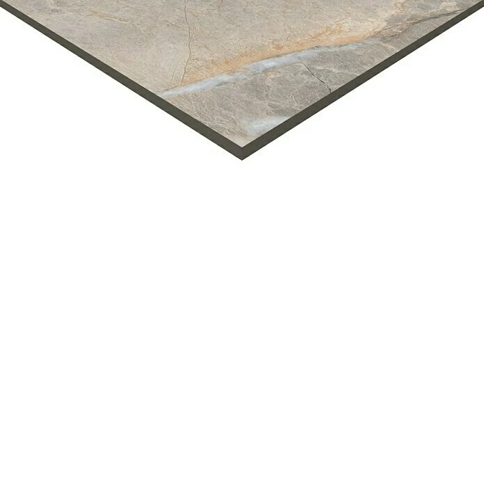 BAUHAUS Feinsteinzeugfliese Etienne 60 X 60 Cm, Grau, Glänzend 2 BAUHAUS Feinsteinzeugfliese Etienne 60 X 60 Cm, Grau, Glänzend – Bild 2