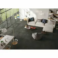 BAUHAUS Feinsteinzeugfliese Metallo Ferro 60 X 60 Cm, Schwarz, Matt -Angebote Fliesen Verkäufe 12 1943