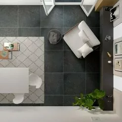 BAUHAUS Feinsteinzeugfliese Erawan Negro 100 X 100 Cm, Matt -Angebote Fliesen Verkäufe 12 1970