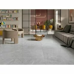 BAUHAUS Feinsteinzeugfliese Tibet 74,5 X 74,5 Cm, Weiß/Grau, Glänzend -Angebote Fliesen Verkäufe 12 1979