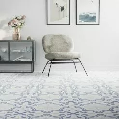 BAUHAUS Feinsteinzeugfliese Vintage Lacour 25 X 25 Cm, Weiß/Blau/Grau, Matt -Angebote Fliesen Verkäufe 12 2178