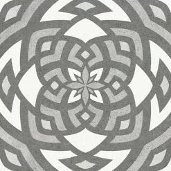 BAUHAUS Feinsteinzeugfliese Vintage Mix 25 X 25 Cm, Weiß/Grau, Matt