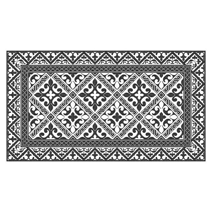 BAUHAUS Feinsteinzeugfliese Ecke Versalles 25 X 25 Cm, Schwarz/Weiß, Matt 2 BAUHAUS Feinsteinzeugfliese Ecke Versalles 25 X 25 Cm, Schwarz/Weiß, Matt – Bild 2