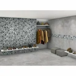 BAUHAUS Feinsteinzeugfliese Vintage Barcelona Medina 25 X 25 Cm, Schwarz/Grau/Weiß, Matt -Angebote Fliesen Verkäufe 12 2225