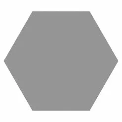 BAUHAUS Feinsteinzeugfliese Hexagon Basic Grey 22 X 25 Cm, Grau, Matt
