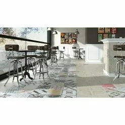 BAUHAUS Feinsteinzeugfliese Vintage Heritage 25 X 25 Cm, Beige/Grün/Rot/Blau, Matt -Angebote Fliesen Verkäufe 12 2257