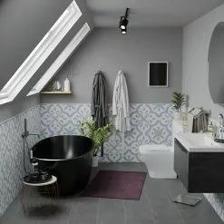 BAUHAUS Feinsteinzeugfliese Vintage Lacour 25 X 25 Cm, Weiß/Grün/Blau/Grau, Matt -Angebote Fliesen Verkäufe 12 2263