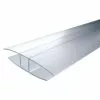 BAUHAUS H-Profil HSX 2,05 M X 10 Mm, Polycarbonat, Transparent