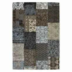 BAUHAUS Kayoom Teppich Jacquard Braun, L X B: 150 X 80 Cm, 100 % Baumwolle