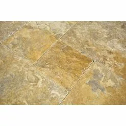 BAUHAUS Antikmarmor Travertin Gold Römischer Verband 6 -tlg., Gold, Matt -Angebote Fliesen Verkäufe 12 254