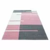 BAUHAUS Kurzflorteppich Hawaii 1310 Pink, 150 X 80 Cm, 100% Polypropylen