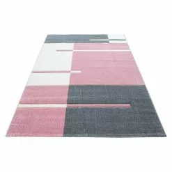 BAUHAUS Kurzflorteppich Hawaii 1310 Pink, 150 X 80 Cm, 100% Polypropylen