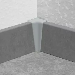 BAUHAUS LOGOCLIC Innenecke K40 C Grau, 2 Stk., Passend Für: LOGOCLIC Sockelleiste K40 C