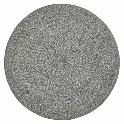 BAUHAUS Teppich Rund Stampa Beige, Durchmesser: 100 Cm, 100 % Polyester