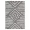 BAUHAUS Flachgewebeteppich Aruba 4902 Grau, 230 X 160 Cm, 100% Polypropylen