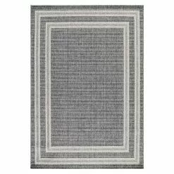 BAUHAUS Flachgewebeteppich Aruba 4901 Grau, 290 X 200 Cm, 100% Polypropylen