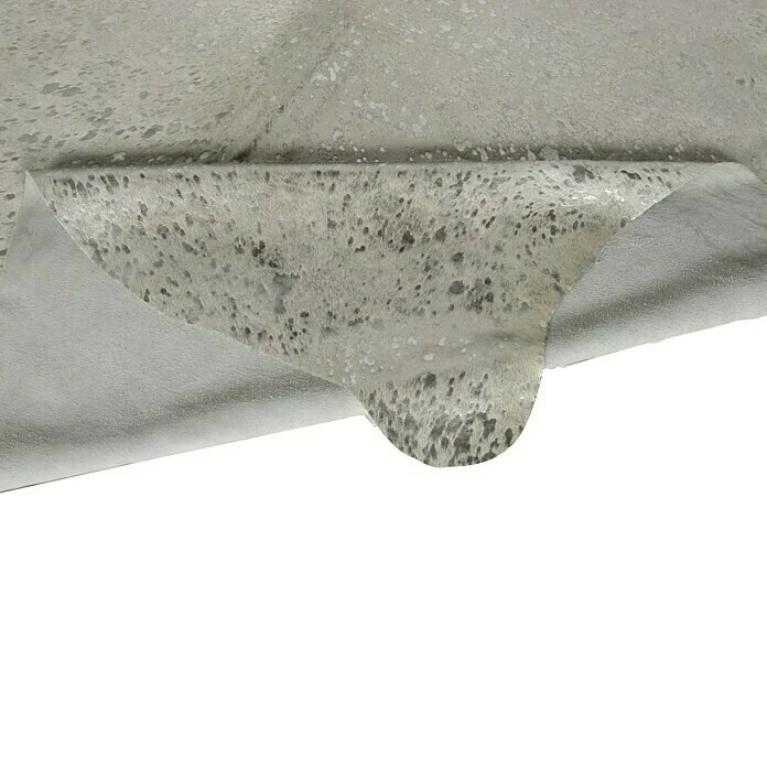 BAUHAUS Esbeco Deko-Kuhfell Gefleckt Silber, 100 % Echtfell, Fläche Ca.: 3,5 M² 2 BAUHAUS Esbeco Deko-Kuhfell Gefleckt Silber, 100 % Echtfell, Fläche Ca.: 3,5 M² – Bild 2