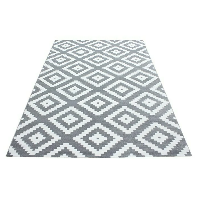 BAUHAUS Kurzflorteppich Plus 8005 Grau, 170 X 120 Cm, 100% Polypropylen 1 BAUHAUS Kurzflorteppich Plus 8005 Grau, 170 X 120 Cm, 100% Polypropylen