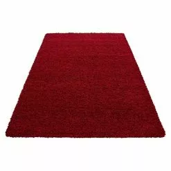BAUHAUS Hochflorteppich Life 1500 Rot, 340 X 240 Cm, 100% Polypropylen