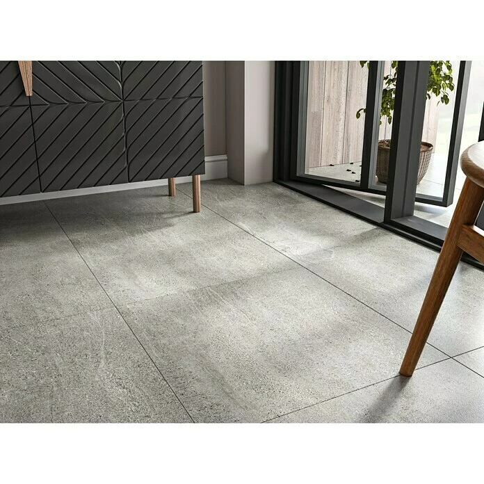 BAUHAUS Feinsteinzeugfliese Topstone 60 X 60 Cm, Grau, Matt 2 BAUHAUS Feinsteinzeugfliese Topstone 60 X 60 Cm, Grau, Matt – Bild 2