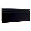 BAUHAUS Sockelleiste 2,4 M X 16 Mm X 80 Mm, Profiliert, Schwarz