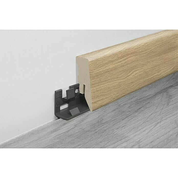 BAUHAUS LOGOCLIC Sockelleiste Home Run 2,6 M X 18 Mm X 49 Mm, Gerade 1 BAUHAUS LOGOCLIC Sockelleiste Home Run 2,6 M X 18 Mm X 49 Mm, Gerade