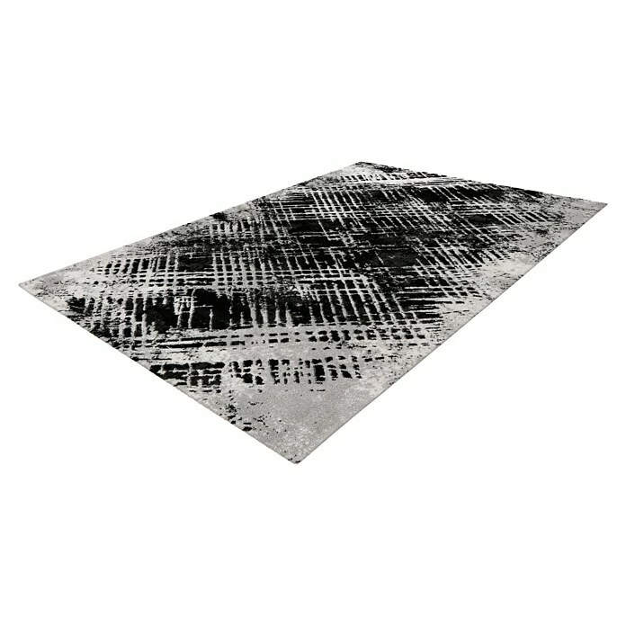 BAUHAUS Kurzflorteppich Louvre Silber, 150 X 80 Cm, 100% Polypropylen (Flor) 2 BAUHAUS Kurzflorteppich Louvre Silber, 150 X 80 Cm, 100% Polypropylen (Flor) – Bild 2