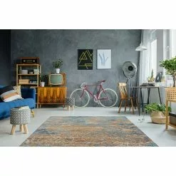 BAUHAUS Kayoom Flachgewebeteppich Blaze Multi/Blau, 290 X 195 Cm, 74 % Polyester -Angebote Fliesen Verkäufe 12 2895