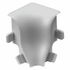 BAUHAUS LOGOCLIC Innenecke K40 Chrom Matt, 2 Stk., Geeignet Für: Sockelleiste K40