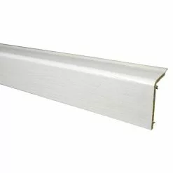 BAUHAUS Marley Sockelleiste 2 M, Esche Weiß