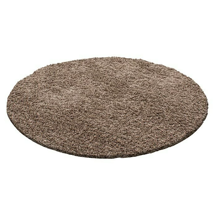 BAUHAUS Hochflorteppich Life 1500 Mocca, Durchmesser: 200 Cm, 100% Polypropylen 1 BAUHAUS Hochflorteppich Life 1500 Mocca, Durchmesser: 200 Cm, 100% Polypropylen