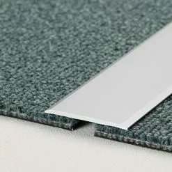 BAUHAUS LOGOCLIC Übergangsprofil 115 Silber, 1 M X 40 Mm X 2 Mm, Montageart: Kleben