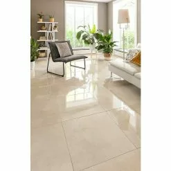 BAUHAUS Feinsteinzeugfliese Serpico 59,5 X 59,5 Cm, Offwhite, Glänzend -Angebote Fliesen Verkäufe 12 331