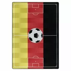 BAUHAUS Kurzflorteppich Play 2912 Rot, 140 X 120 Cm, 100% Polyamide