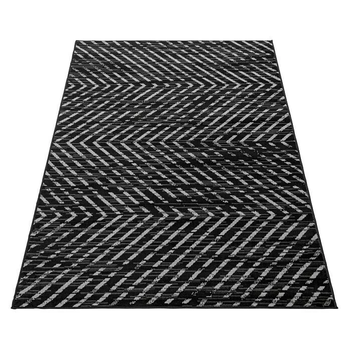BAUHAUS Kurzflorteppich Base 2810 Schwarz, 230 X 160 Cm, 100% Polypropylen 2 BAUHAUS Kurzflorteppich Base 2810 Schwarz, 230 X 160 Cm, 100% Polypropylen – Bild 2