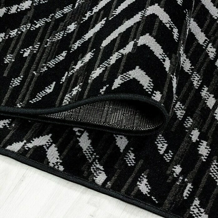 BAUHAUS Kurzflorteppich Base 2810 Schwarz, 230 X 160 Cm, 100% Polypropylen 4 BAUHAUS Kurzflorteppich Base 2810 Schwarz, 230 X 160 Cm, 100% Polypropylen – Bild 4