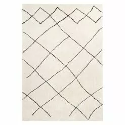 BAUHAUS Kayoom Hochflorteppich Orlando 525 Elfenbein, 170 X 120 Cm, 100 % Polyester