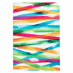 BAUHAUS Kayoom Flachgewebeteppich Galaxy Bunt, 240 X 170 Cm, 100 % Polyester