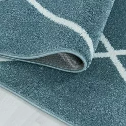 BAUHAUS Hochflorteppich Rio 4601 Blau, 150 X 80 Cm, 100% Polypropylen -Angebote Fliesen Verkäufe 12 3391